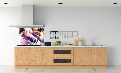 Spatscherm keuken Droge klaprozen