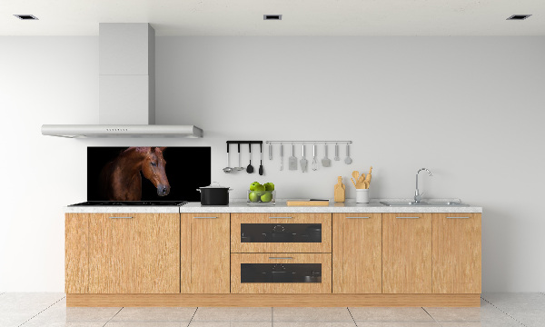 Keuken achterwand Bruin paard