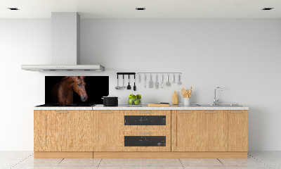 Keuken achterwand Bruin paard