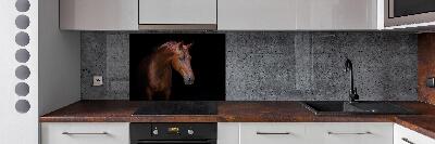 Keuken achterwand Bruin paard