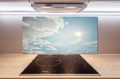 Panel do kuchni Chmury na niebie