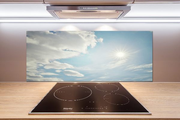 Panel do kuchni Chmury na niebie