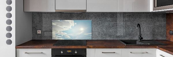Achterwand keuken Wolken aan de hemel