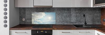 Achterwand keuken Wolken aan de hemel