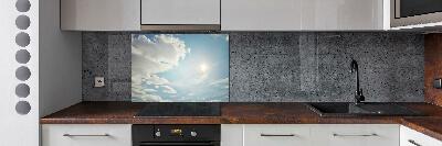 Achterwand keuken Wolken aan de hemel
