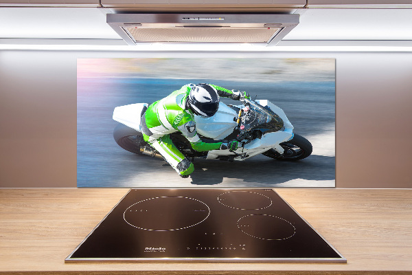 Achterwand keuken Motorrace