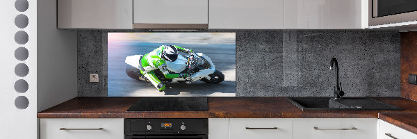 Achterwand keuken Motorrace