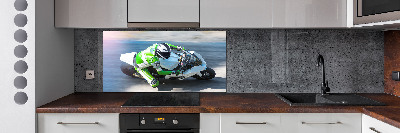 Achterwand keuken Motorrace