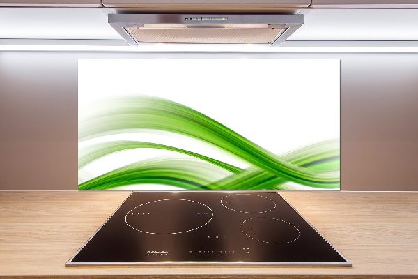 Glazen achterwand keuken Abstracte golven