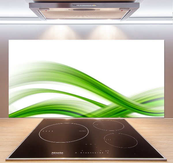 Glazen achterwand keuken Abstracte golven