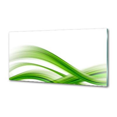 Glazen achterwand keuken Abstracte golven