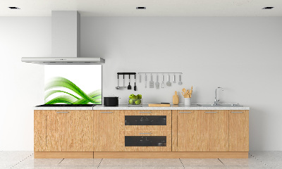 Glazen achterwand keuken Abstracte golven