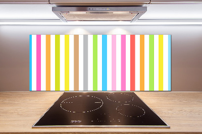 Achterwand keuken Kleurrijke strepen