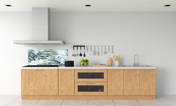Glazen achterwand keuken Bladeren
