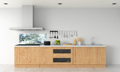 Glazen achterwand keuken Bladeren