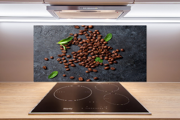 Spatscherm keuken Koffiebonen