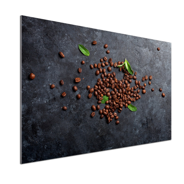Spatscherm keuken Koffiebonen