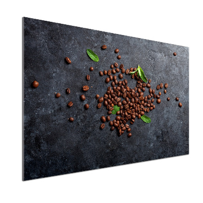 Spatscherm keuken Koffiebonen
