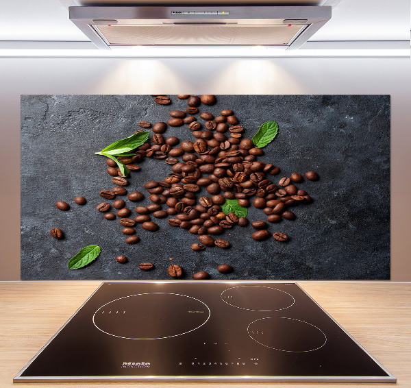 Spatscherm keuken Koffiebonen