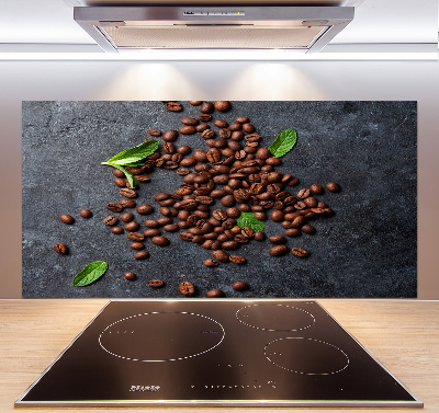 Spatscherm keuken Koffiebonen