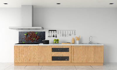 Spatscherm keuken Koffiebonen