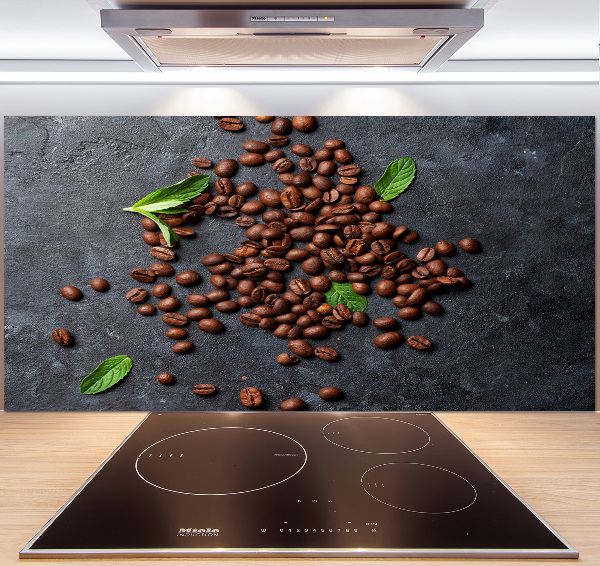 Spatscherm keuken Koffiebonen