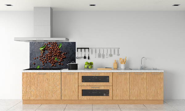 Spatscherm keuken Koffiebonen