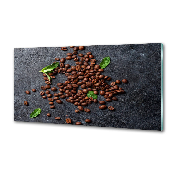 Spatscherm keuken Koffiebonen