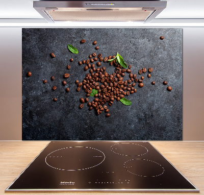 Spatscherm keuken Koffiebonen