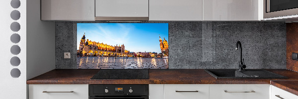 Spatscherm keuken Krakau, Polen