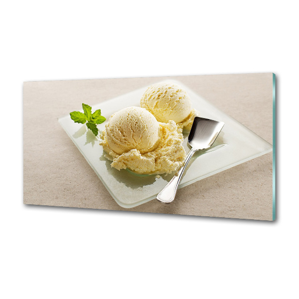 Panel do kuchni Lody na talerzu