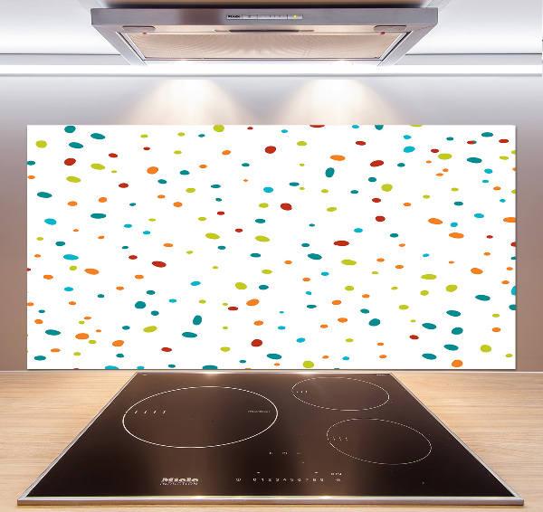 Spatplaat keuken Kleurrijke stippen