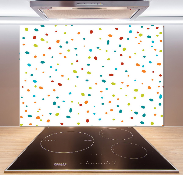 Spatplaat keuken Kleurrijke stippen