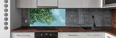 Panel do kuchni Liście na niebie