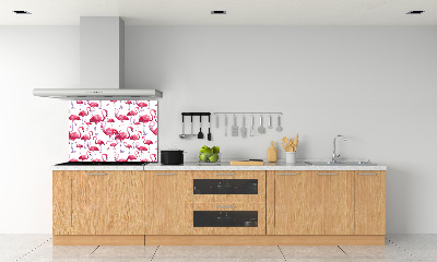 Achterwand keuken Flamingo's
