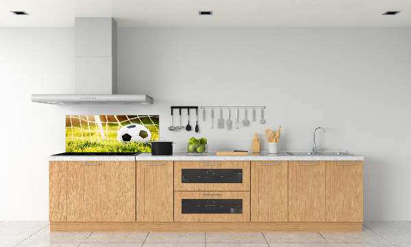 Spatplaat keuken De bal ligt in het doel.