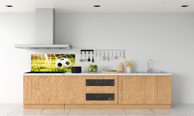 Spatplaat keuken De bal ligt in het doel.