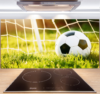 Spatplaat keuken De bal ligt in het doel.