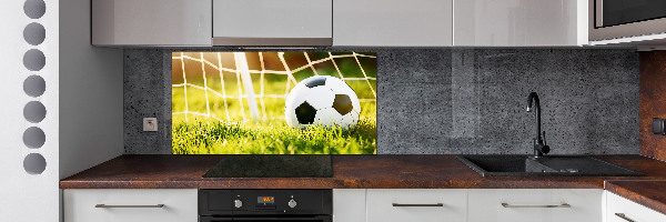 Spatplaat keuken De bal ligt in het doel.