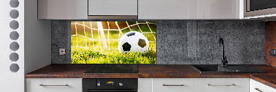 Spatplaat keuken De bal ligt in het doel.