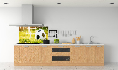 Spatplaat keuken De bal ligt in het doel.