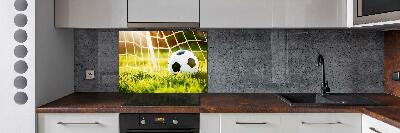 Spatplaat keuken De bal ligt in het doel.