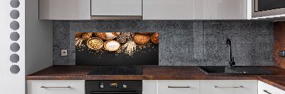 Spatplaat keuken Brood en tarwe