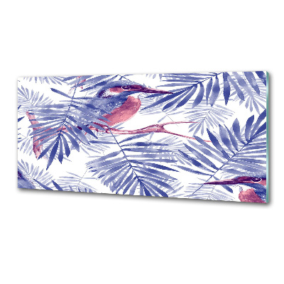 Panel do kuchni Rośliny i ptak