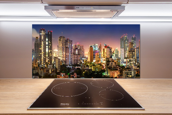 Panel dekor szkło Bangkok nocą