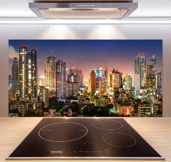 Panel dekor szkło Bangkok nocą