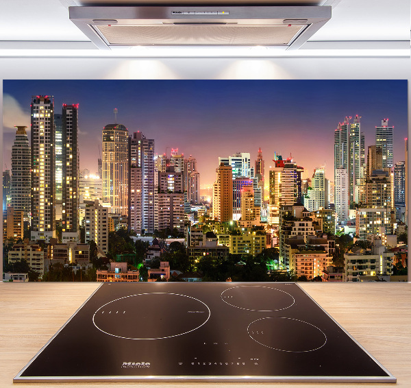 Panel dekor szkło Bangkok nocą