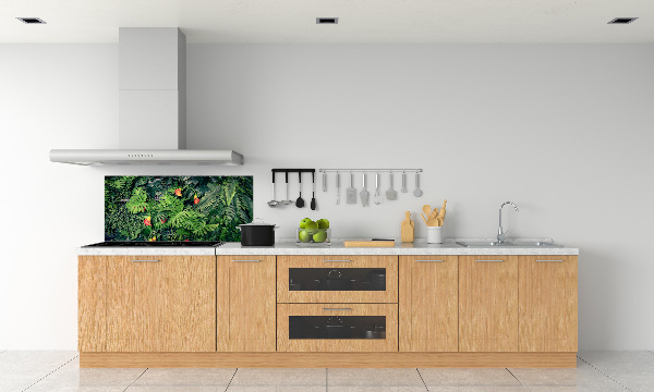 Keuken achterwand Exotische jungle