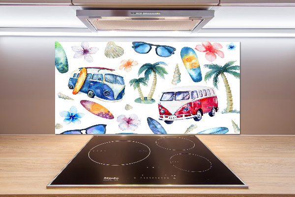 Panel do kuchni Symbole surfingu