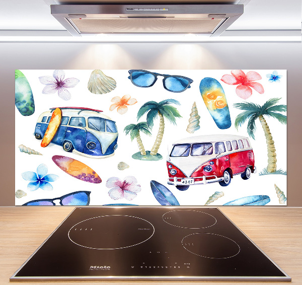 Panel do kuchni Symbole surfingu